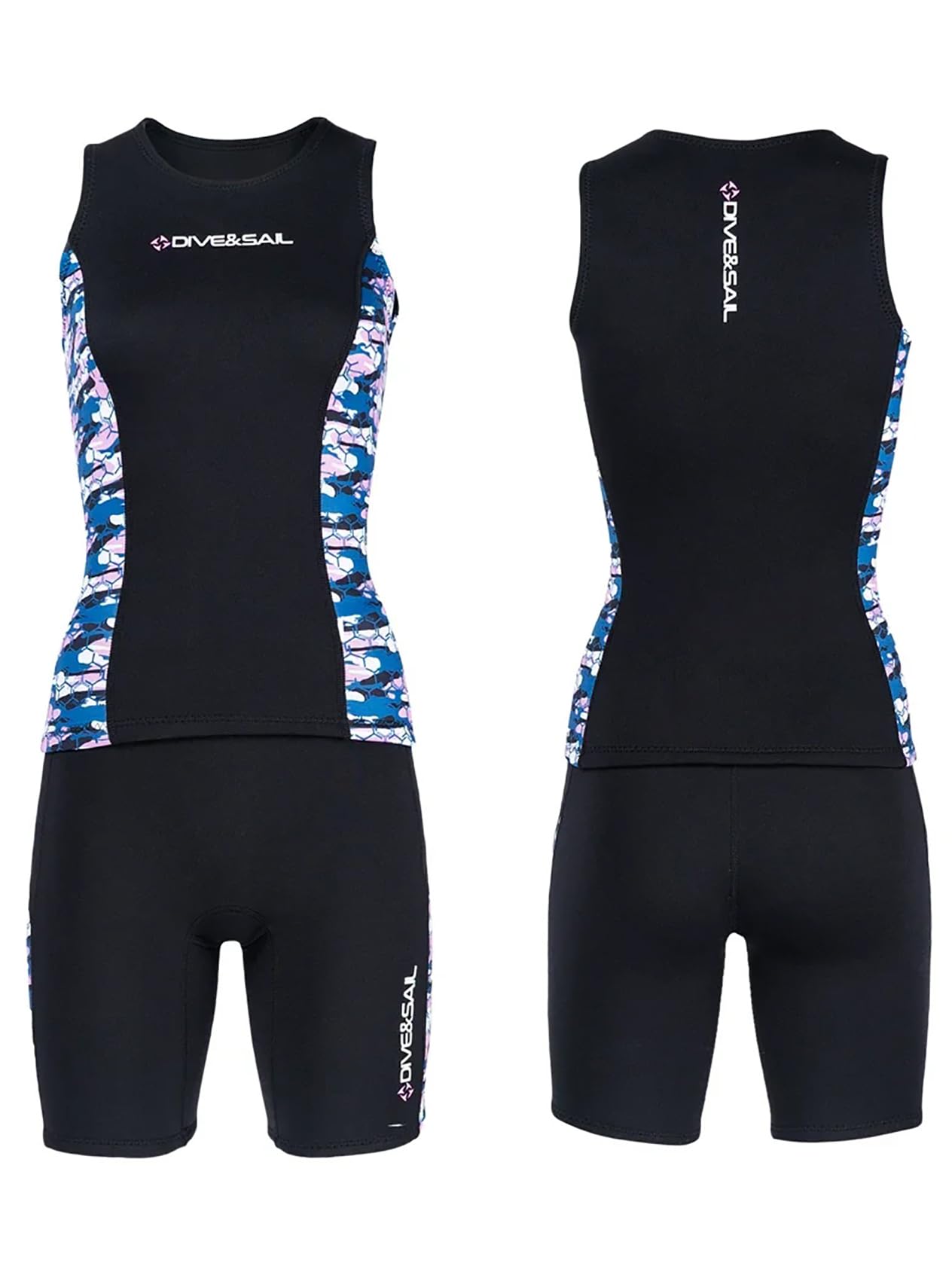 Damski, XXL, 2 mm, neoprenowy kombinezon bez rękawów dla mężczyzn, kobiet, kamizelka do nurkowania i szorty do surfingu, pływania, dryfowania, kajakarstwa, sportów wodnych