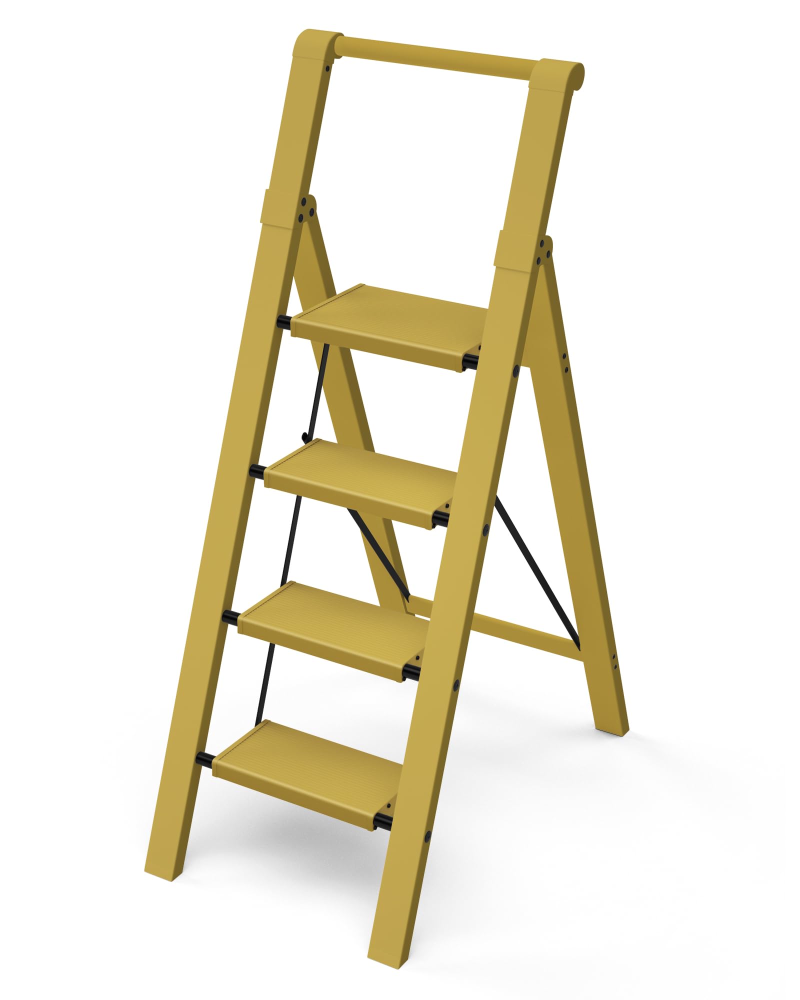 Photo 1 of ***FACTORY SEALED OPENED FOR INSPECTION***
Taranta 4 Step Ladder,Aluminum Step Stool Foldable-Twilight Yellow