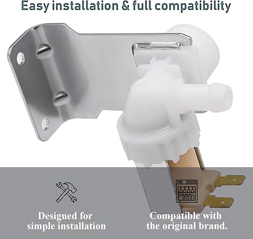 Miniatura 4 de 807047901 Válvula de entrada de agua para lavavajillas de Beaquicy - Compatible con lavavajillas Frigidaire Crosley Kenmore ffcd2413us2a