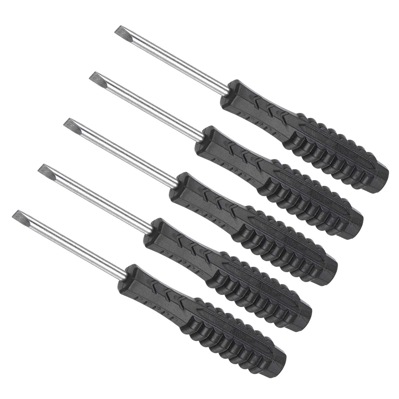 CoCud Mini Slotted Screwdriver, 4.0mm Size 115mm Length, Carbon Steel Small Flat Head Screwdrivers with Anti-Slip Handle