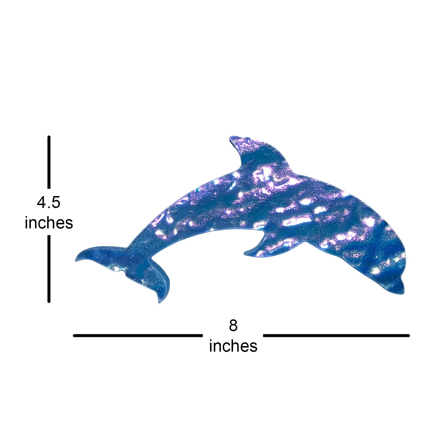 Aquatic Custom Tile Dolphin Glass Swimming Pool Step Marker Mosaic (5