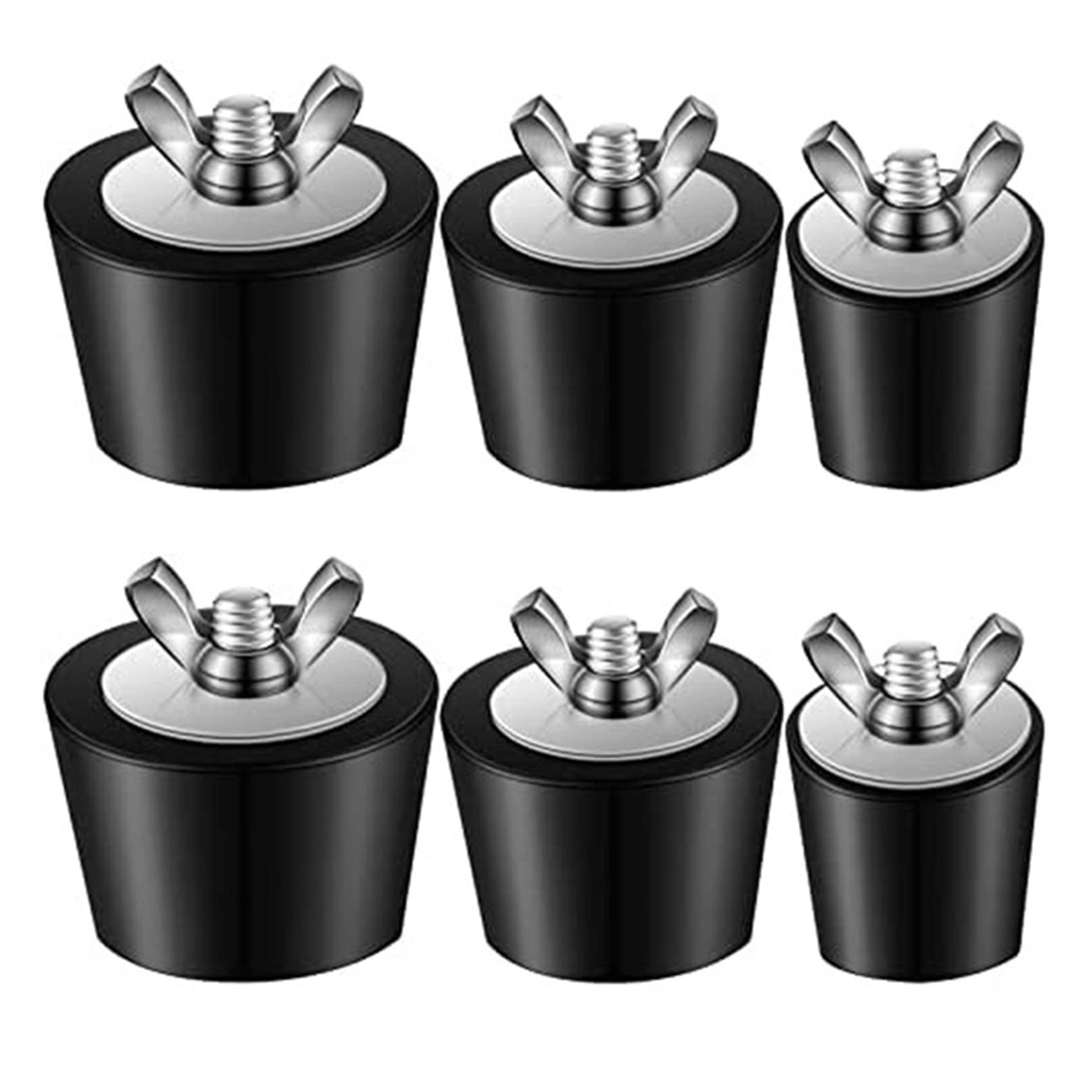 Hndhbfgrt 2X 3 Sizes Rubber Pool Plug Pool Return Line Plug Pool Plug Splitter Plug Pool Plug for Above Ground Pool Inground Pool