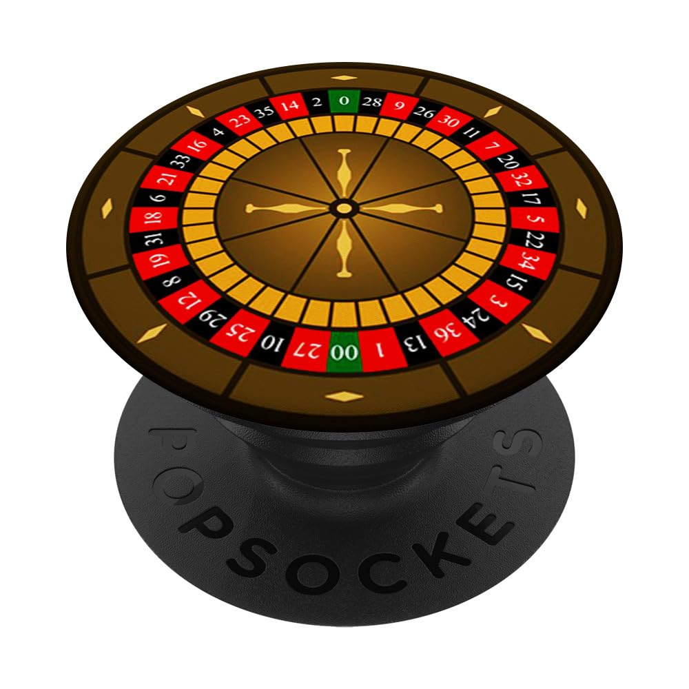 Roulette Wheel American Casino Lovers PopSockets Adhesive PopGrip