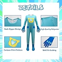 Vista 6 de Lindo disfraz de cosplay para niños con máscara y diadema, 3-10 años