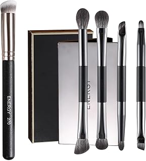 ENERGY Juego de brochas de maquillaje de viaj...