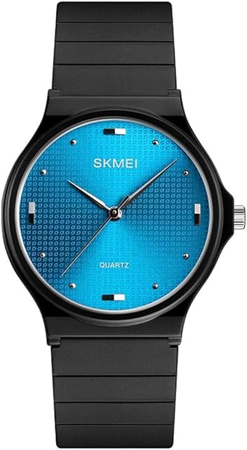 TONSHEN Simple Design Analog Quartz Watch for Girl Boy and Women Plastic Case with Rubber Band Fashion Casual Dress Watches