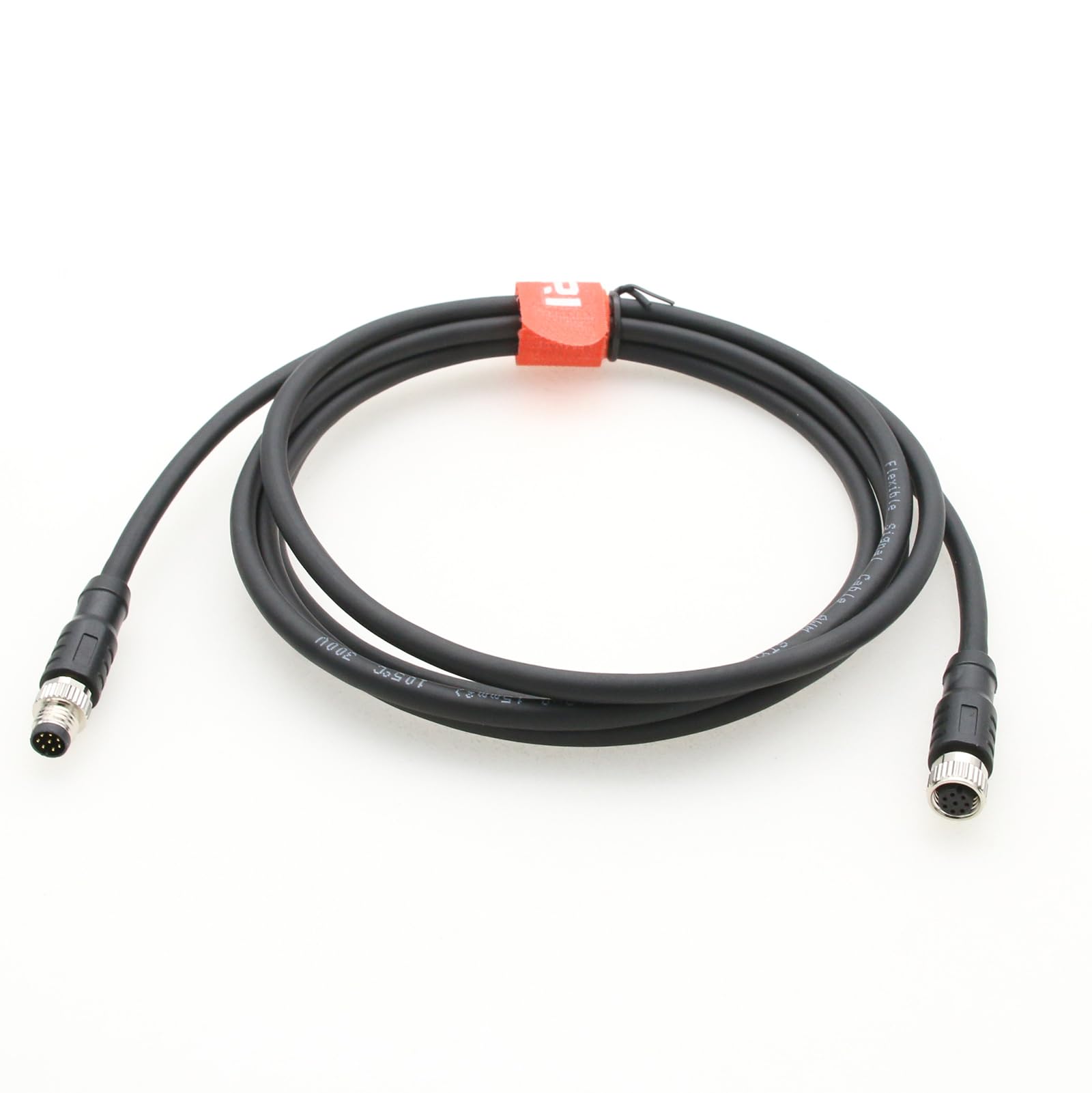 DRRI 8Pin M8 Connector Male to Female Aviation Sensor Connector PVC Shielded Electrical Cable for Industrial Automation Devices - Image 2