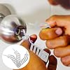 3/6pcs Lock Picking Kit, 3 in 1 Stainless Steel Lock Padlock Set, Multifunctional Hand Tool Lockpicks Sets, Portable Comb Teeth Pick Set, for Firefighter Emergency Shed Gate School Gym Fence (3pcs)