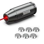 Feyachi Bore Sight 9mm Red Laser Zeroing Boresighter with 3 Sets of Batteries(Grey)