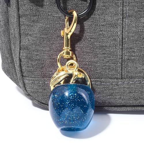 Image of Fruit Bag Charm Keychain - Gold Key Chain, Cute Purse Handbags Accessories - Beautiful Gift for Women