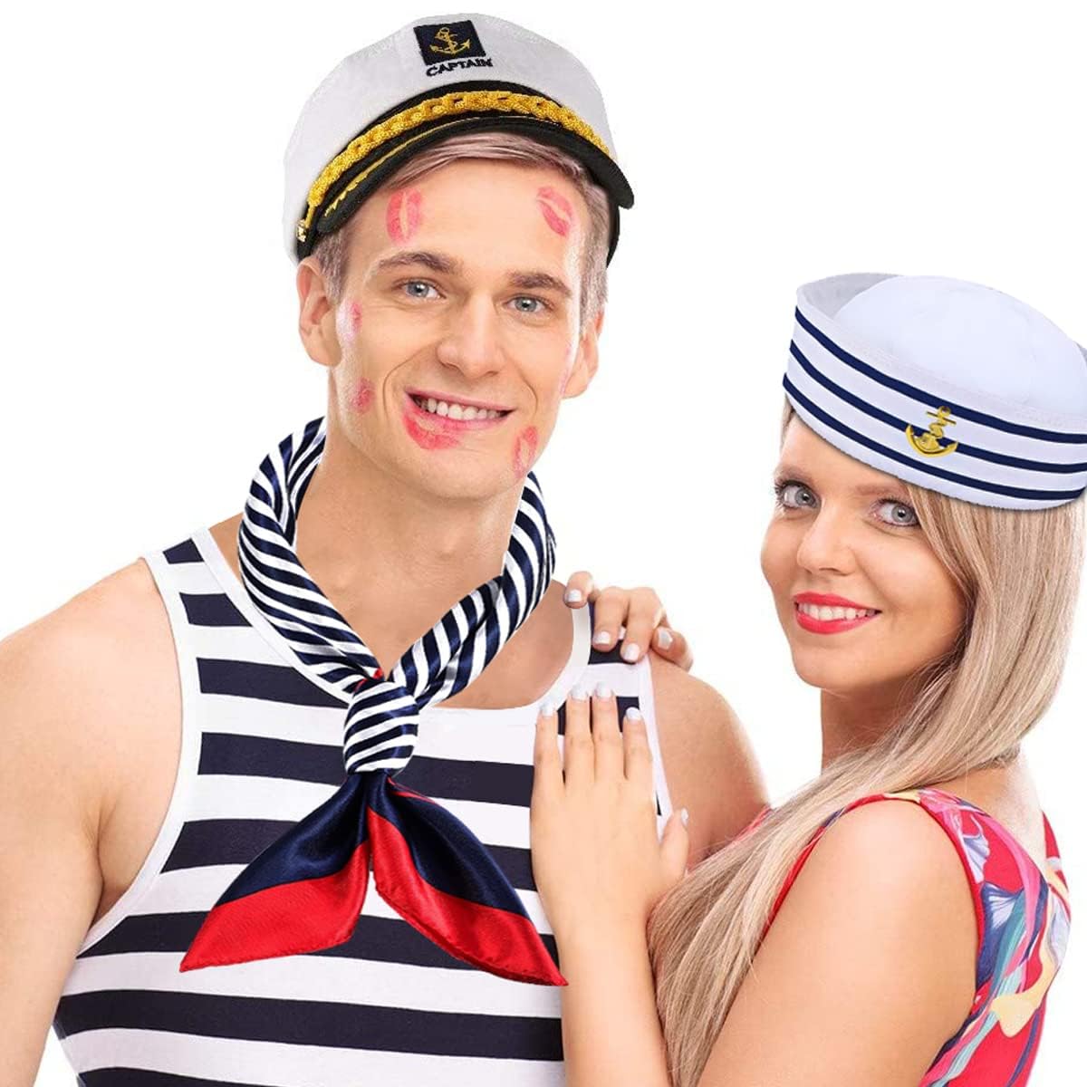 Cappello Marinaio SKHAOVS Pezzi Set Da Capitano Marinaio Costume