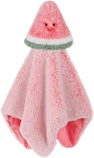 Apricot Lamb Fresh Watermelon Blanket Cute Comforter Soft Loveys for Baby Boy and Girl, Security Blanket for Babies, Infant and Toddlers, Red 13.8x13.8 Inches