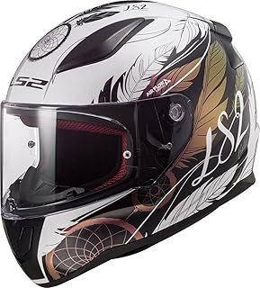 LS2 FF353 RAPID Motorcycle Helmet, NC, s, White/black/pink