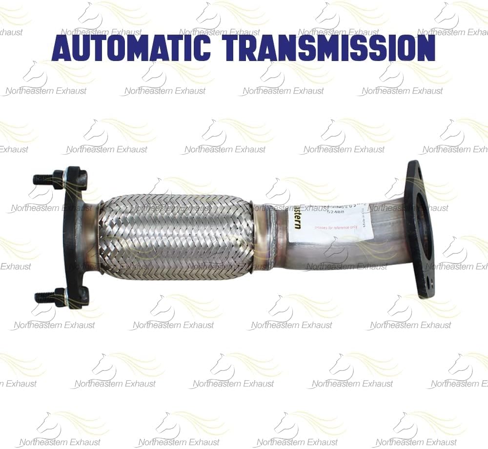 Exhaust Front Flex Pipe Compatible for 2003-2004 Ford Focus 2.3L | Stainless Steel | Northeastern Exhaust | Free Gaskets and Bolt Kit Included | Direct-Fit Replacement