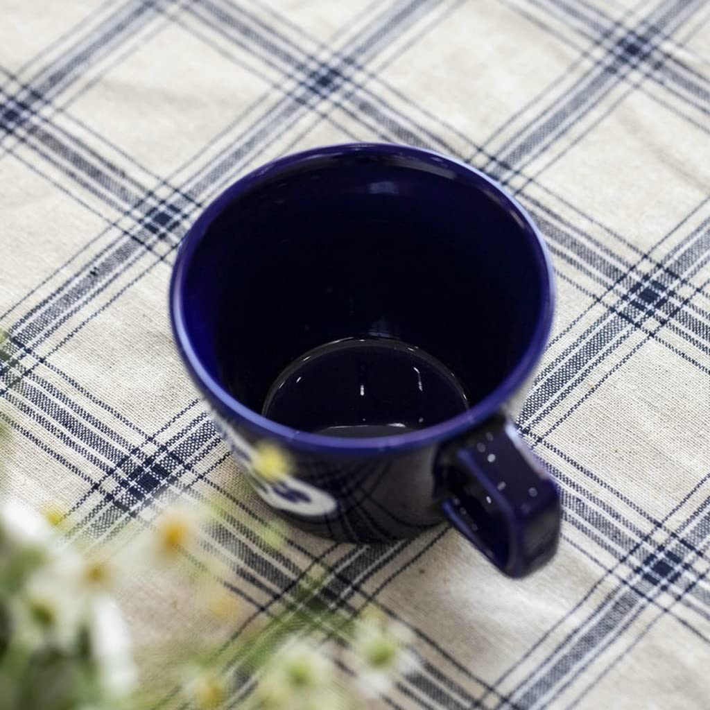 TOMYEUS Keramikbecher Handgemachte Kaffeetasse Großkaliber Becher Water Cup Home Frühstücksbecher Keramik Milk Cup Geeignet for Bürostudie Smart Mug