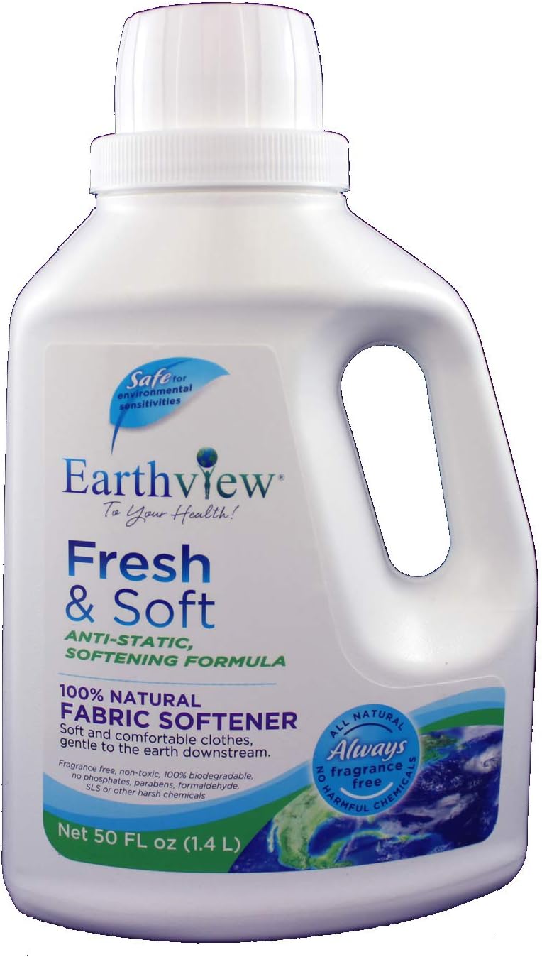 Fabric Softener, Fragrance Free, 2 pk/ 50 oz, Super Softening- Designed for Environmental Sensitivities (MCS, EI, MI)
