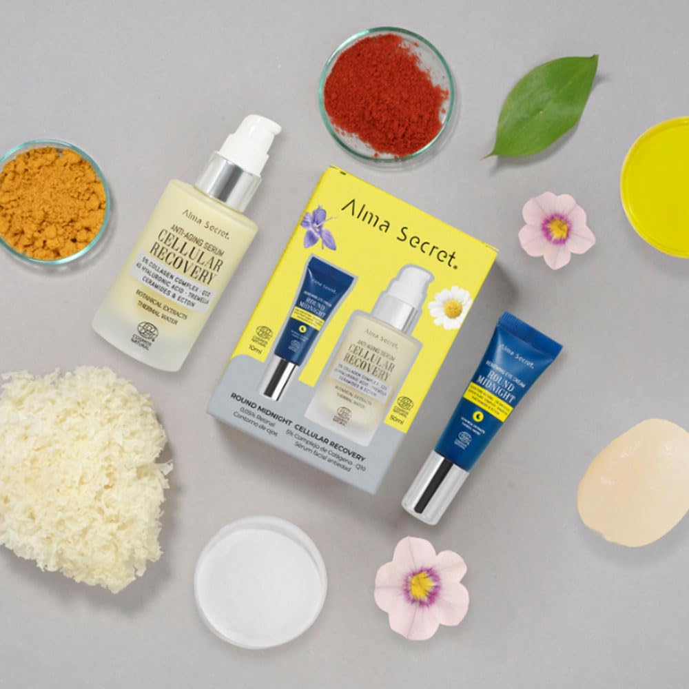 Siero facciale anti-età cellulare recupero 5% collagene Q10, acido ialuronico, ectoina, ceramidi, tremella + contorno occhi retinico idratante anti rughe anti borse rassodante rinnovatore vegano