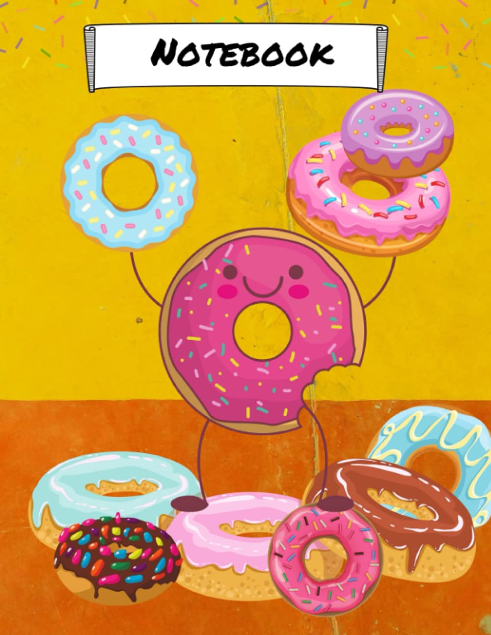 Donut Notebook: Composition Notebook, Journaling Notebook