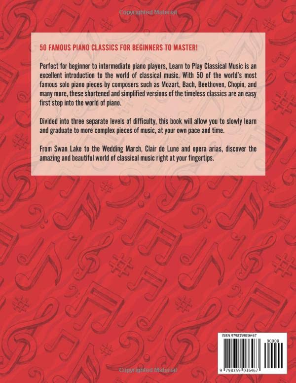 Miniatura 2 de Piano for Beginners Learn to Play Classical Music - Beginner Piano Solo Songbook with 50 Famous Classical Pieces by Mozart, Bach, Beethoven, Chopin,