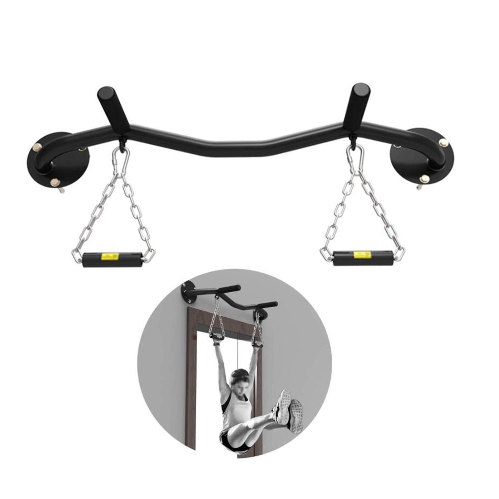 注目ランキング上位 多機能デザイン 送料無料 プルアップバー鋼懸垂バーを壁に取り付けられ懸垂器具安全性のプッシュアップバー多目的ホームジム筋力トレーニング機器 話題商品 3つのサイズ(Size:70cm) レビュー高評価 即納対応中 Amazon.co.jp: プッシュアップバー 壁掛け式 鋼懸垂バー、懸垂器具