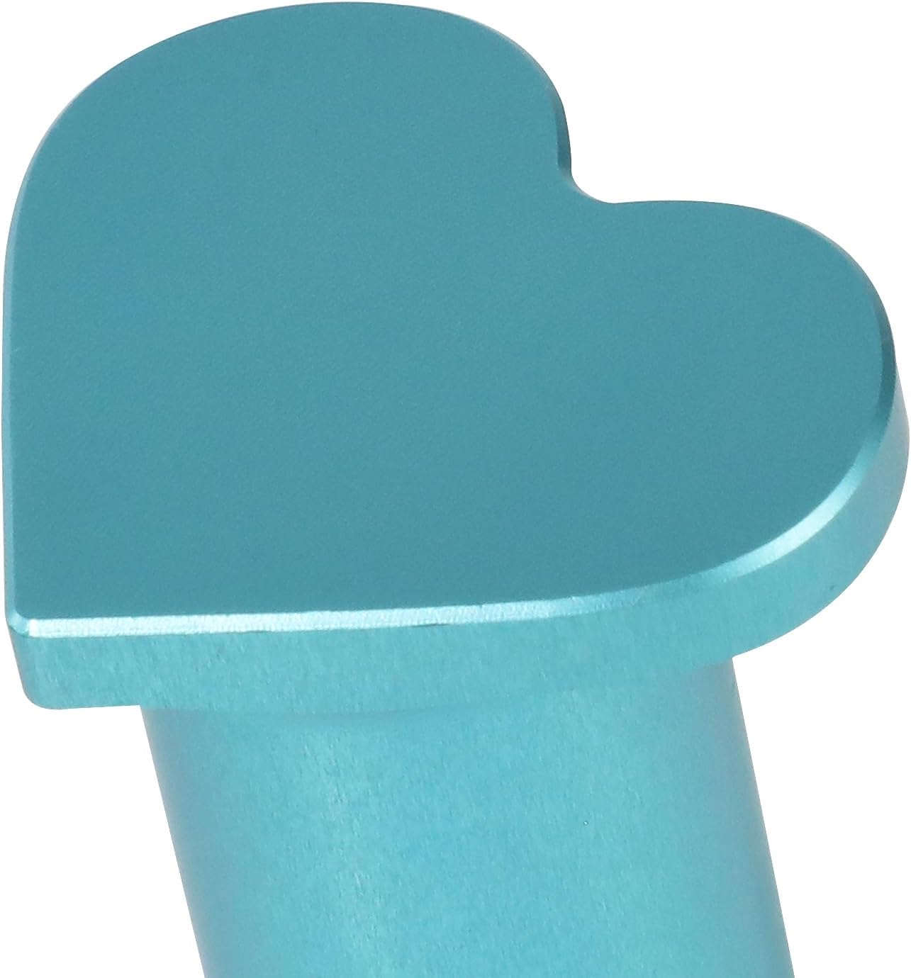 NRG Innovations NRG-DB-H001MF 6061 Aluminum Heart E-Brake Drift Button, Hand Brake Lever Button Compatible with Nissan S13/S14/S15, Minty Fresh