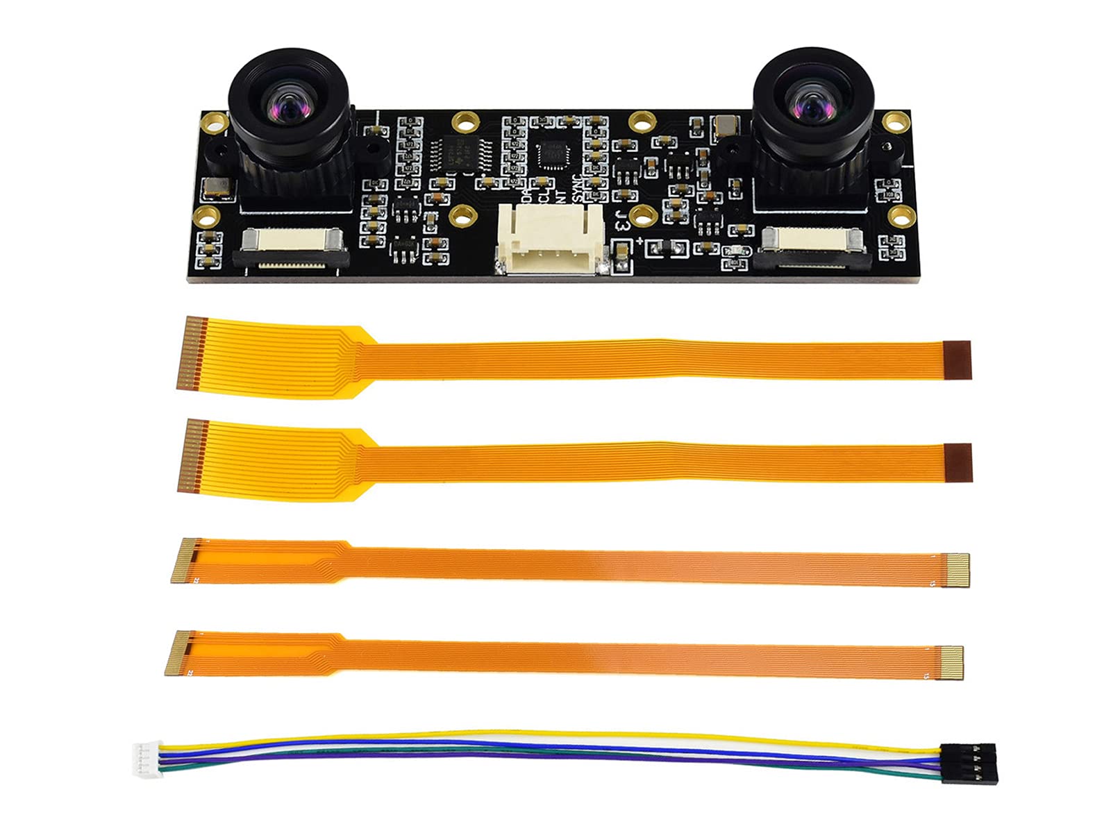 Waveshare Binocular Camera Module Dual IMX219 with 8 Megapixels for Stereo and Depth Vision