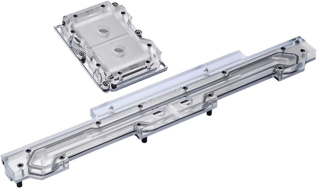 Phanteks Glacier Dominus Extreme Kit, VRM and CPU Water Block for Asus Dominus EX M/B, D-RGB LED, Copper Base, Intel LGA 3647 Narrow Socket P