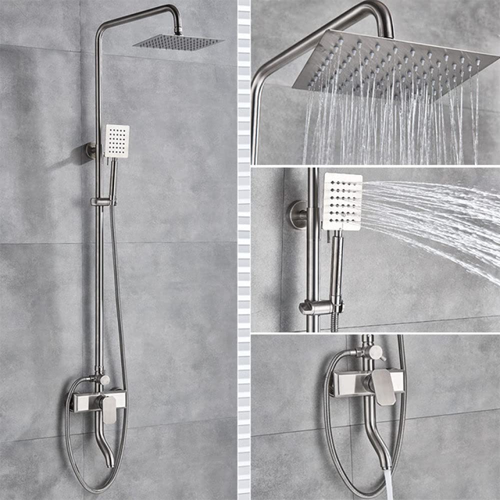 Ensemble de douche effet pluie pour une salle de bain relaxante