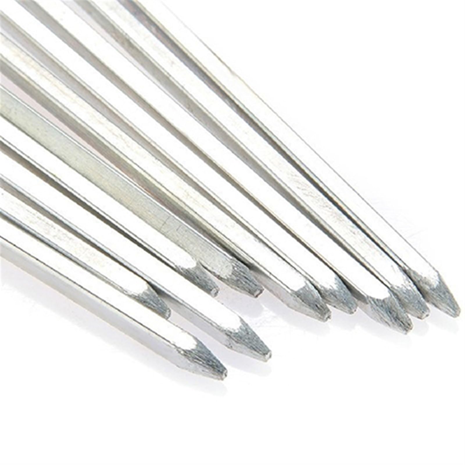 Brochetas de Kebab, 10 Piezas Reutilizables for Barbacoa, brochetas for Asar, Herramientas compatibles con Palo