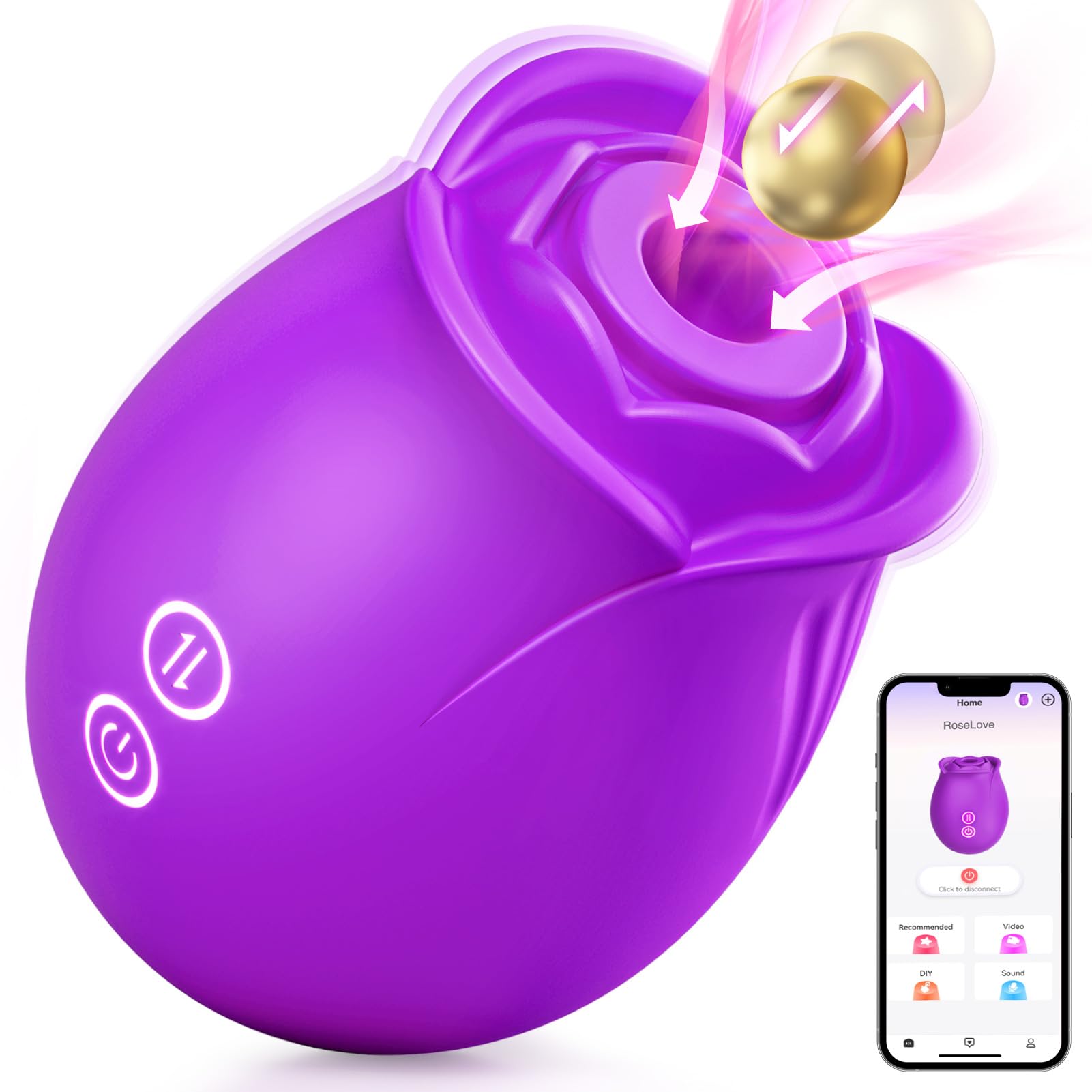 Rose Sex Toy Vibrator Adult Sex Toys Women Sucking Vibrater Adult Toys Nipple Toys G Spot Clitoral Vibrator Rose Sexual Stimulation Device Anal Dildo with 5 Sucking Modes Female Couples: BIG SHOCKED Sex Toys Vibrator Rose Sex Toy Sucking Vibrater Adult Toys Rose Adult Toy G Spot Vibrators Female Women Couples Adult Sex Toys 9 Suction Vibrating Dildo Anal Clitoral Nipples Stimulator