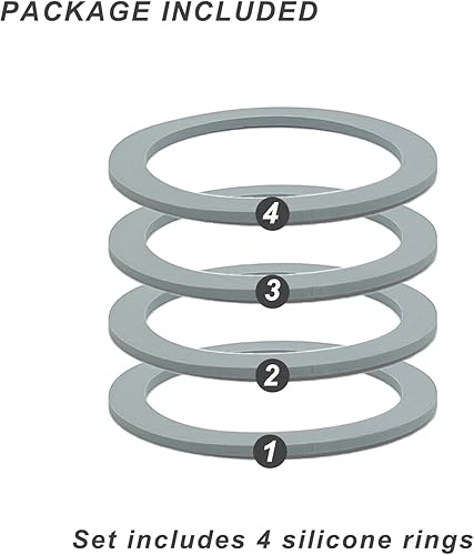 Miniatura 5 de Juntas de anillo de sellado de licuadora, junta tórica, junta tórica, goma compatible con modelos Oster y Osterizer Blender (paquete de 4)