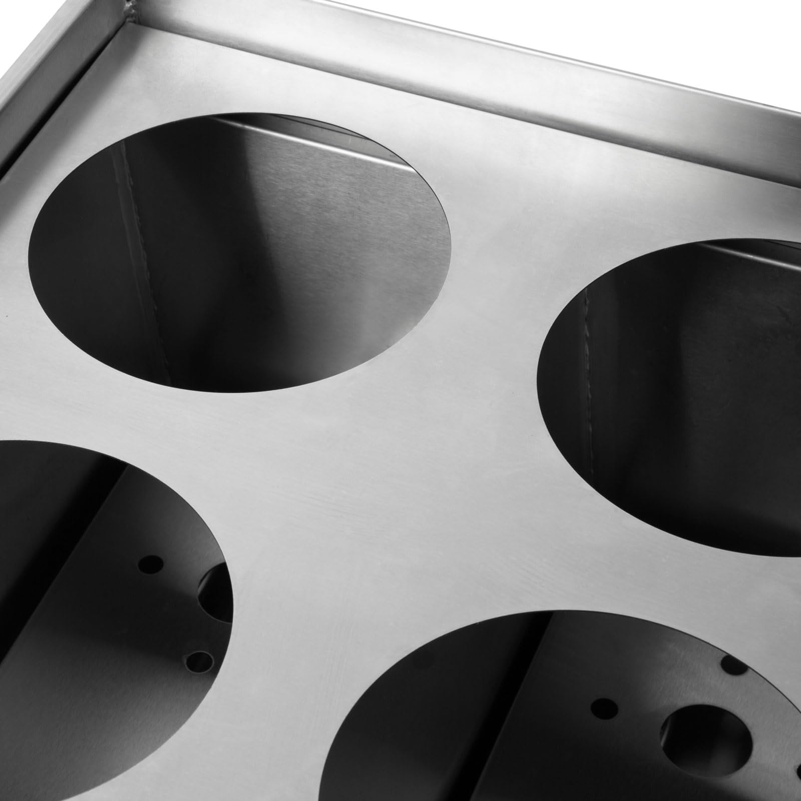 VERTES Cuocipasta Professionale in Acciaio Inox, Elettrico, 3x 1700W, 3 Vasche di Cottura Separate da 6 Litri ciascuna, 6 Cestelli per la Pasta, 3x Rubinetto di Scarico, 3x Impostazione Temperatura