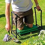 Thrink Gardening Knee Pad Padded Stool | Folding & Portable Garden Kneeler Foam Chair | Holds Up To 250LBS | Reduces Strain And Injury | SIZE: 24'' Wide,19'' High and 10'' Deep