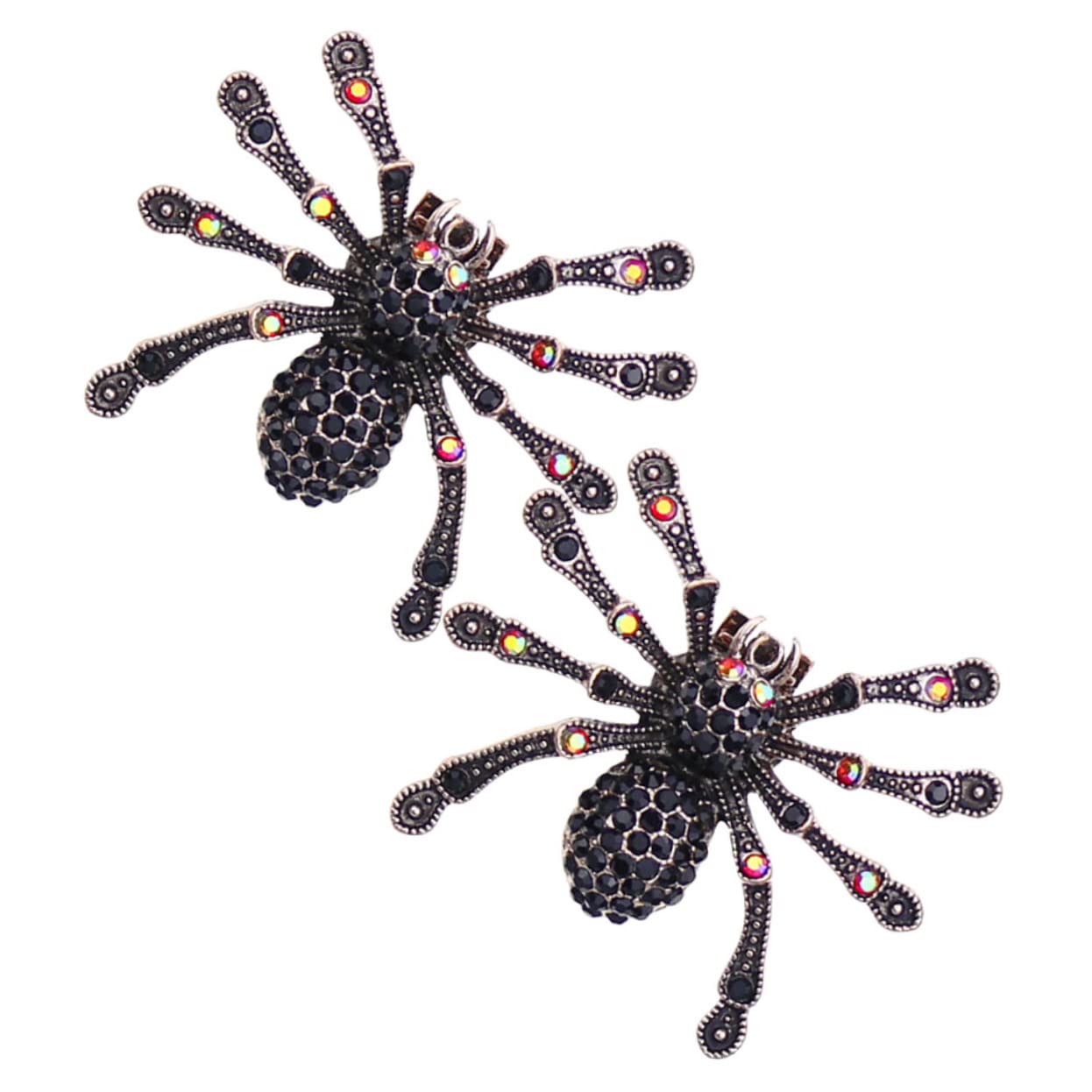 4paia Clip Decorative Per Scarpe Forma Di Ragno Accessori Staccabili Per Scarpe Eleganti Adatti Tacchi Sandali e Sneakers Per Feste e Occasioni Speciali