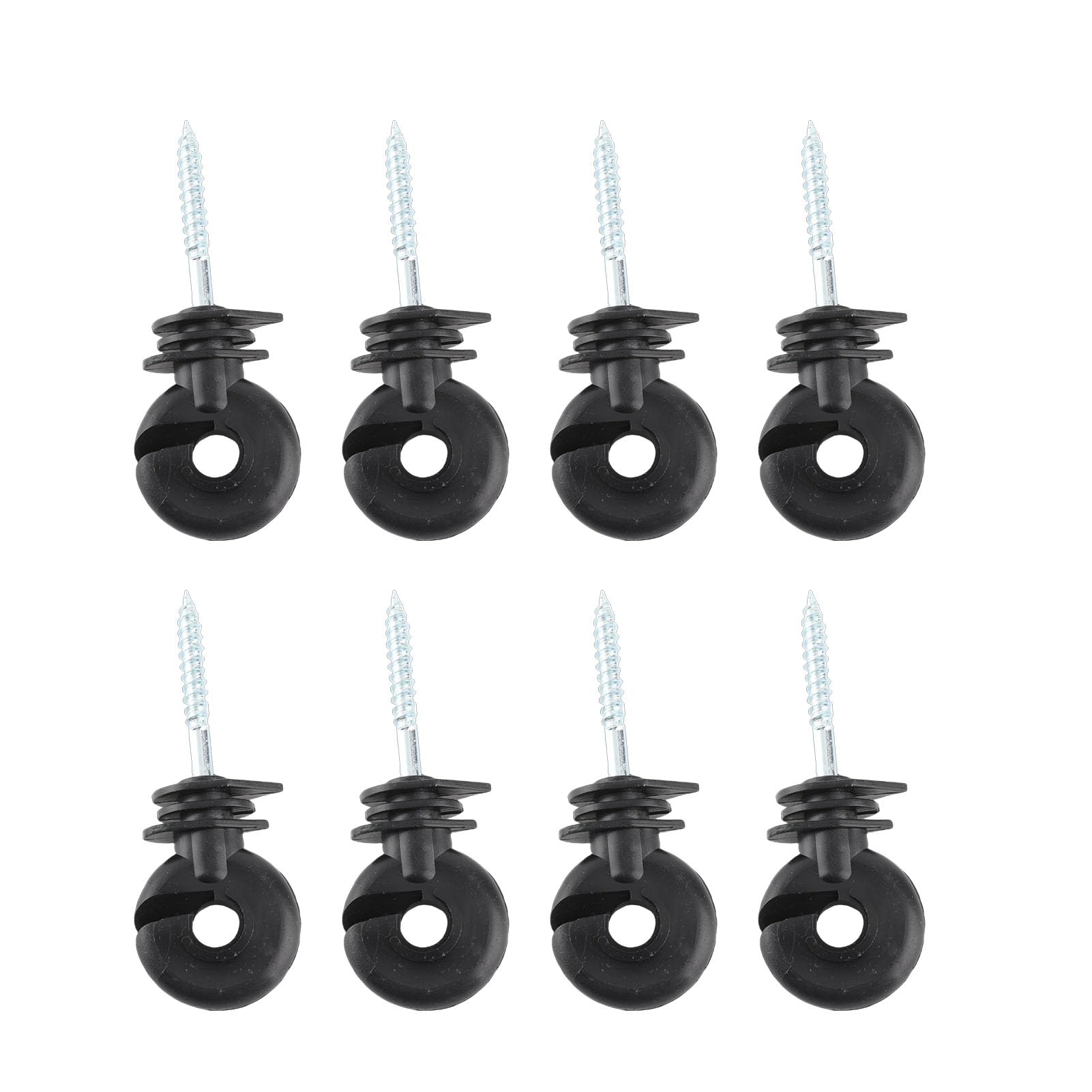 Kikumi 25 * 21 * 7 100 Pz Breve Anello di Vite Isolante Prato Elettrico Recinto Post Recinto Elettrico 25 * 21 * 7