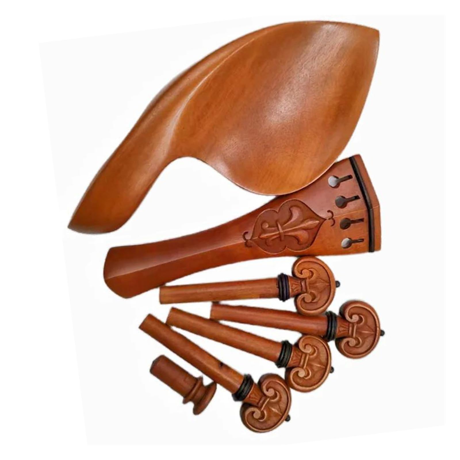 Accessori per violino Il set di accessori per violino include piroli cordiera e mentoniera