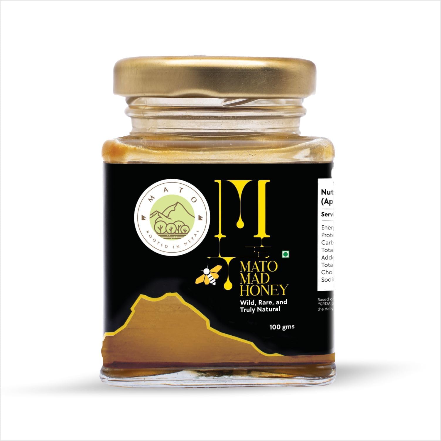 MATO Wild Himalayan Cliff Honey – Rare, 100% Natural Raw Honey Rooted in Nepal – 100 g-image-21