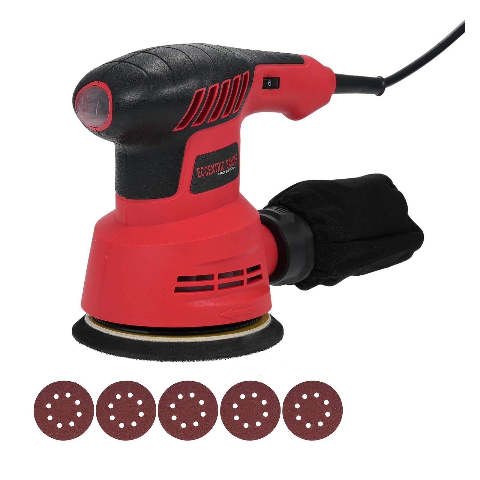 オービタル サンダ― Amazon | サンダー 電動 オービタルサンダー 300 ワット 13000RPM 可変