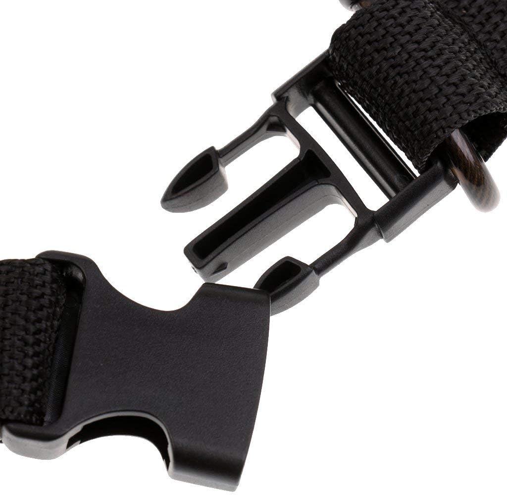 Scuba Diving Dive Stainless Steel Coil Spring Lanyard w/Quick Release Buckle Clip for Underwater Camera