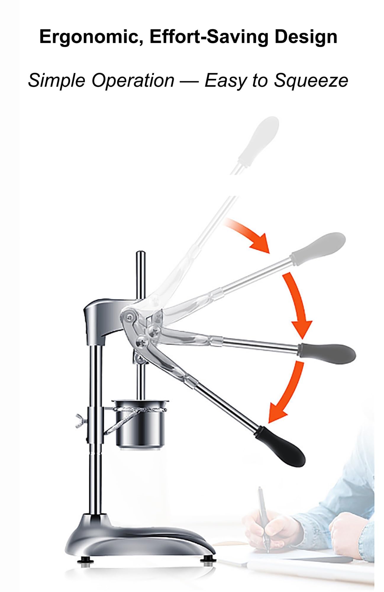 Friggitrice francese in acciaio inox, strumento manuale per una produzione rapida, per creare facilmente patatine fritte croccanti da purè di patate per ristoranti e da asporto