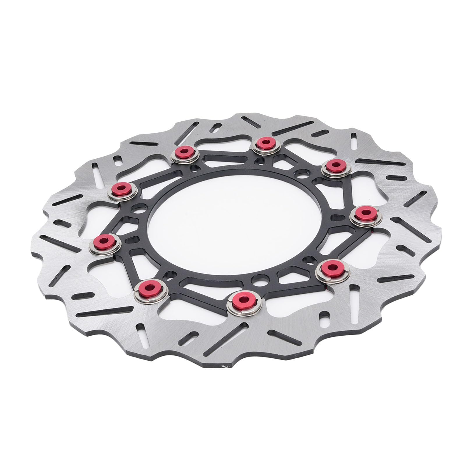 Zestaw Tarcz Hamulcowych do Motocykla, Zwiększona stabilność (Red)