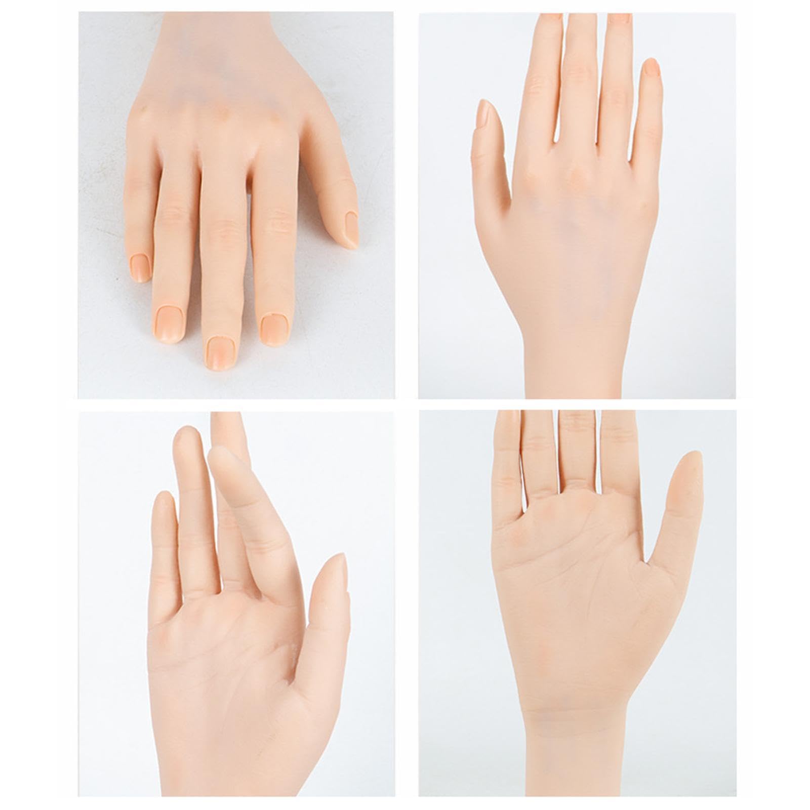 JNEC ネイルアート練習用手モデル 01-22-01 楽天市場】フィンガー マネキン シリコン製 1個 トレーニング