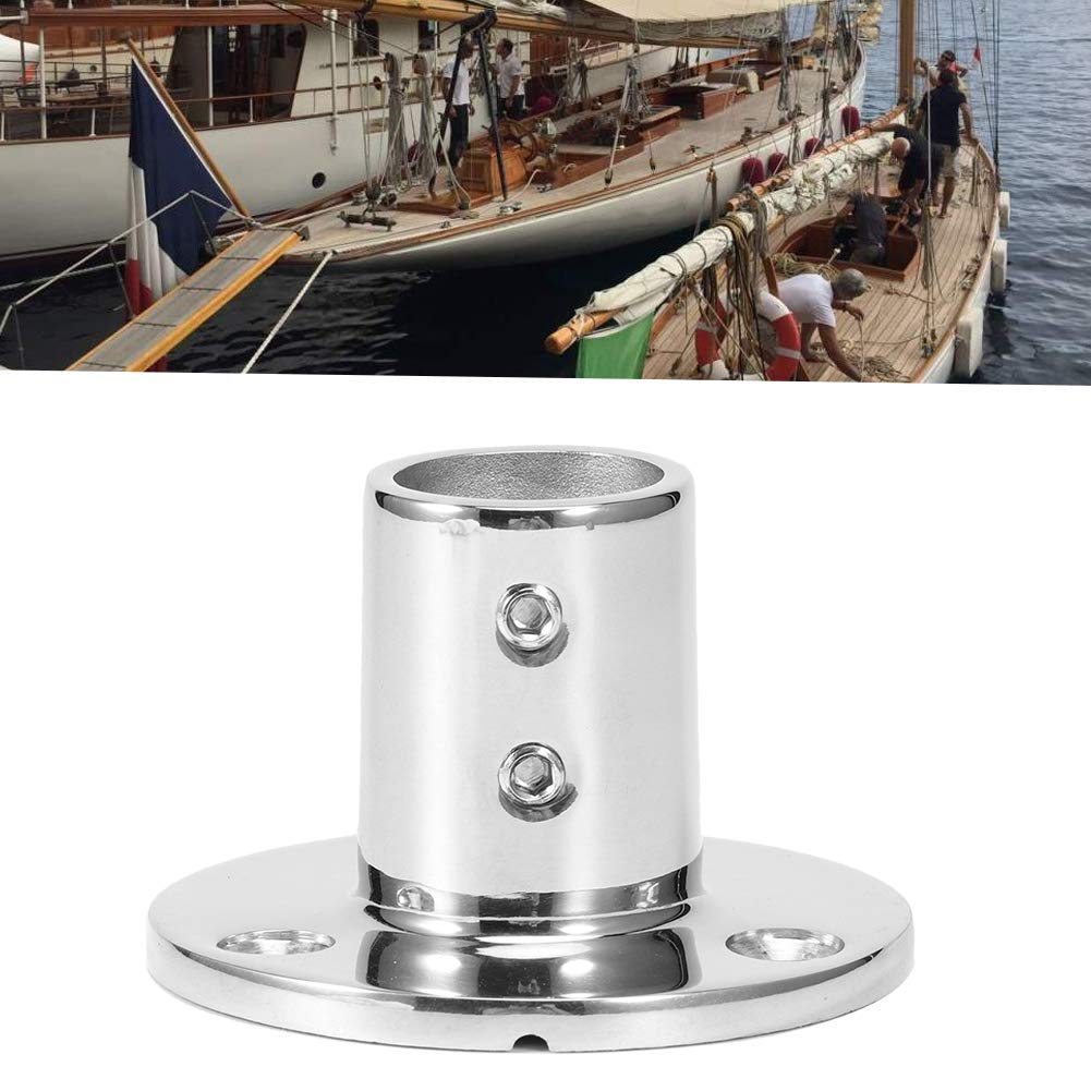 Handrail Ronde Basis 316 Roestvrijstalen Boot Leuning Ronde Basis Fitting Marine Hardware Accessoire voor 25 Mm / 1in Buis(90