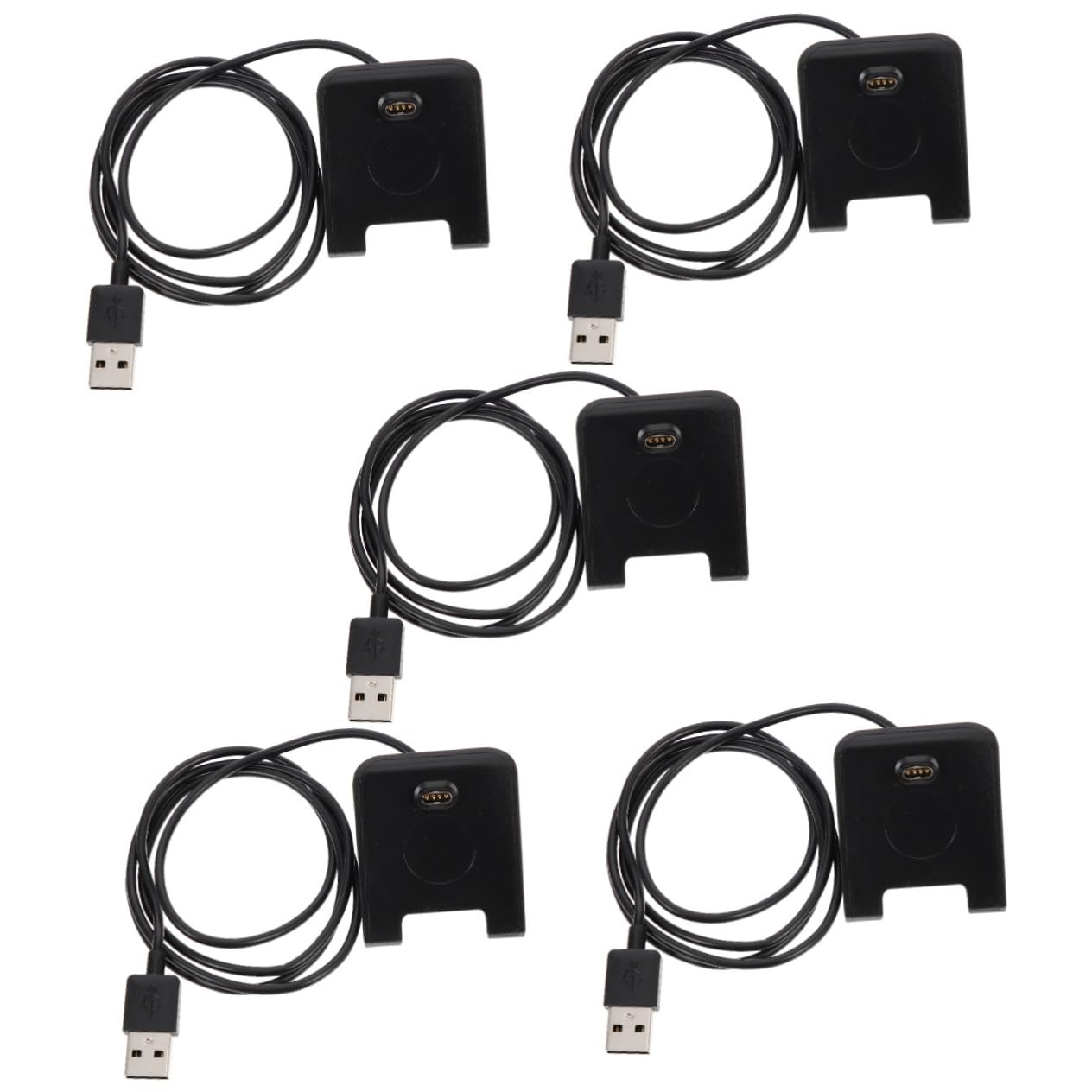 Housoutil Lot De 5 Chargeurs De Montre De Sport 5/5s/245 Station De Charge Anti-surtension pour Montre Connectée Station De Charge Rapide en Matériau