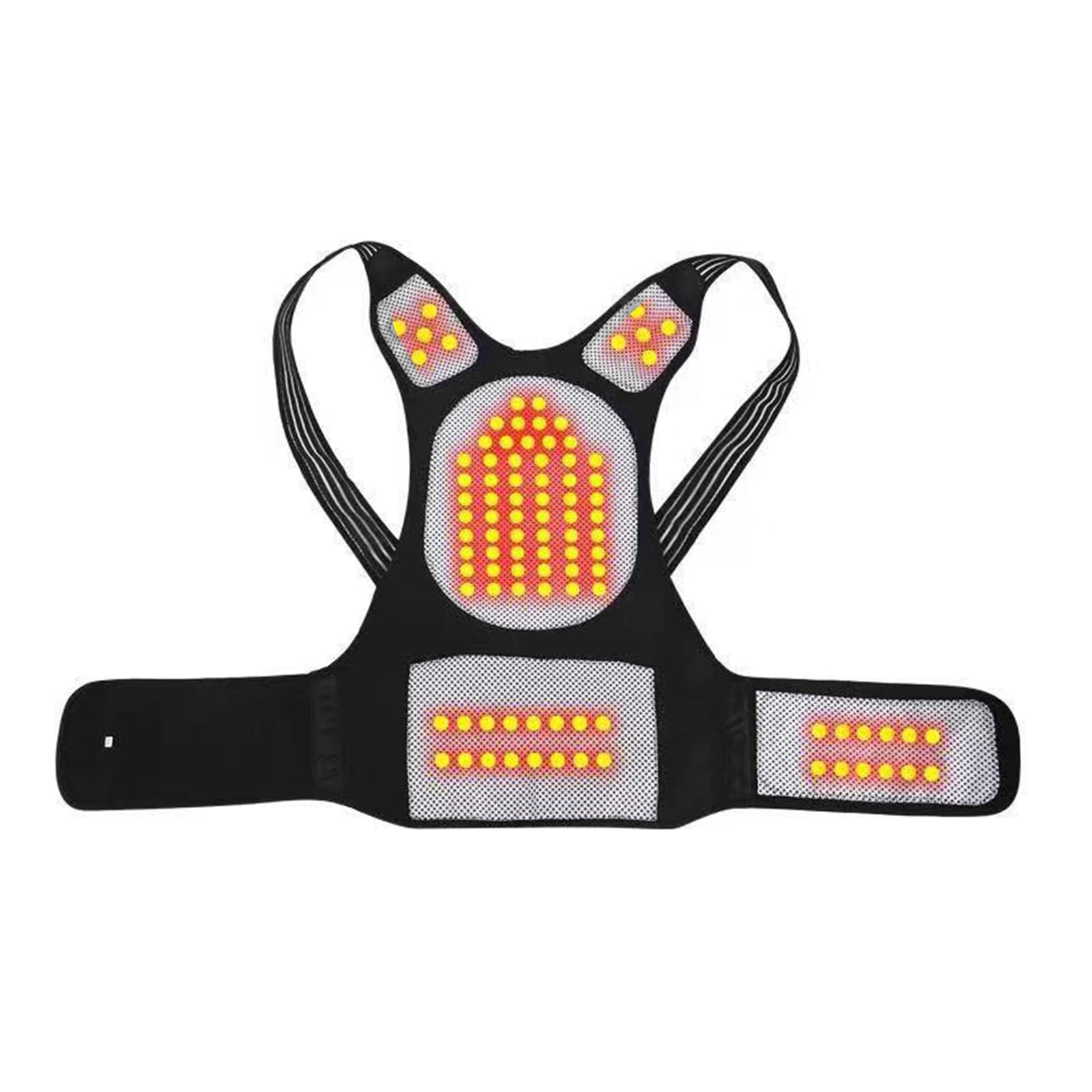 Self Heating Shoulder Support Brace Heated Shoulder Wrap Brace Back Support Lumbar Support Shoulder Warmer for Pain Relief Back Brace Waist Belt for Men Women Protective Brace for Injury Arthritis - Image 3