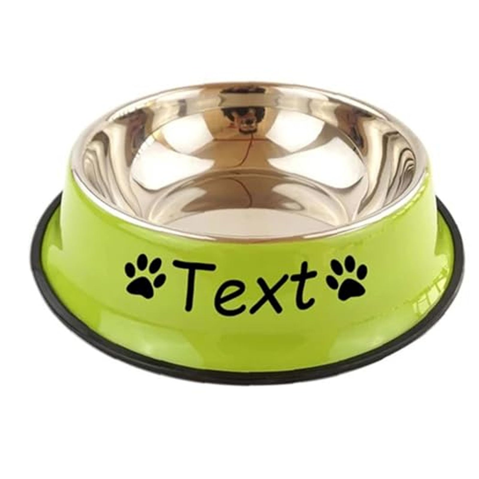 Ciotola Per Animali Personalizzata - Acciaio Inox Con Nome, 18 Cm Antiscivolo - Foto 5