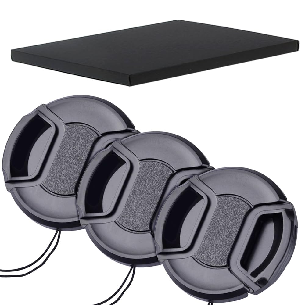 Amazon | 58mm レンズキャップ 3個セット インナー式ワンタッチ