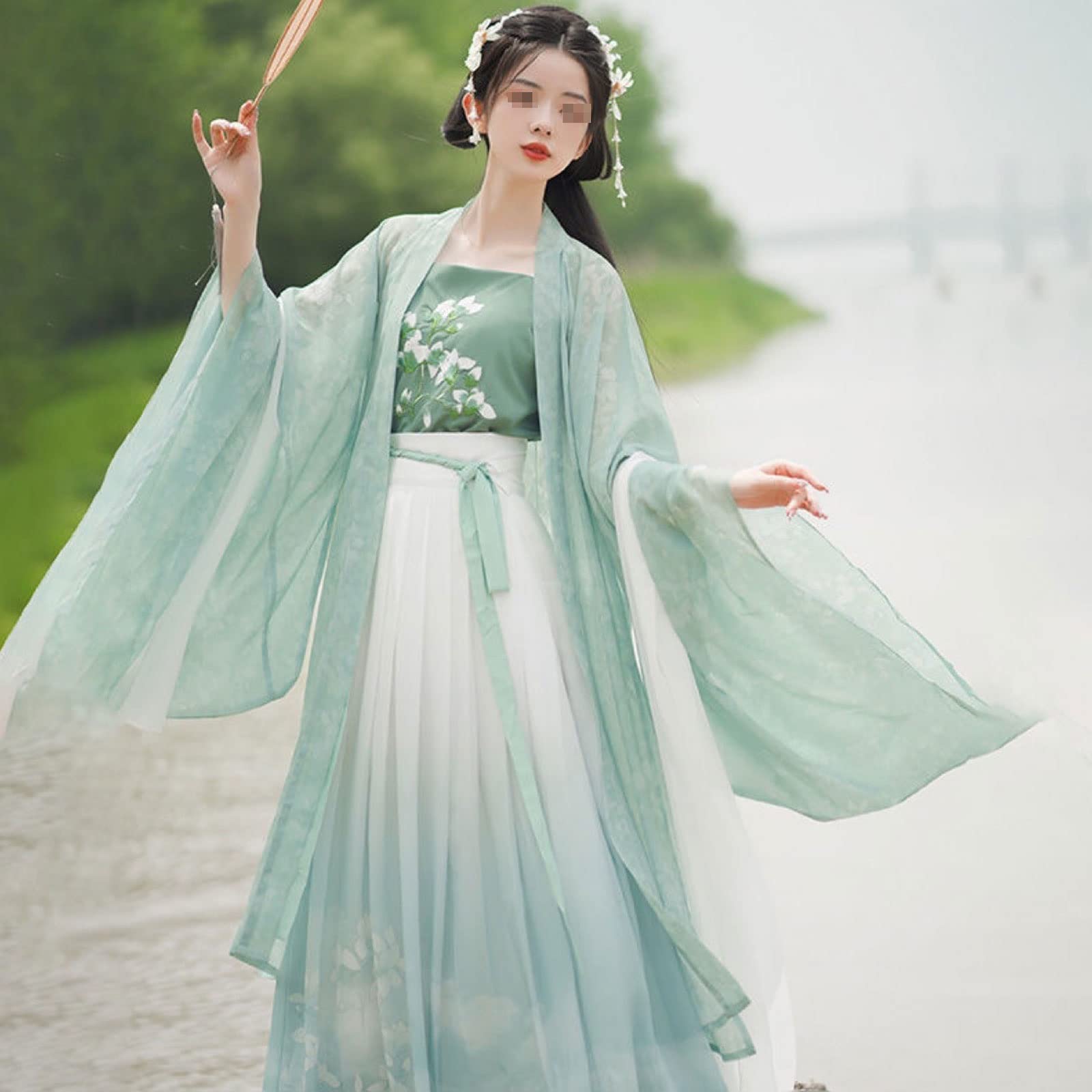 Amazon.co.jp: [SHAPLE] 女性の宋王朝の漢服、夏の中国風のエレガント
