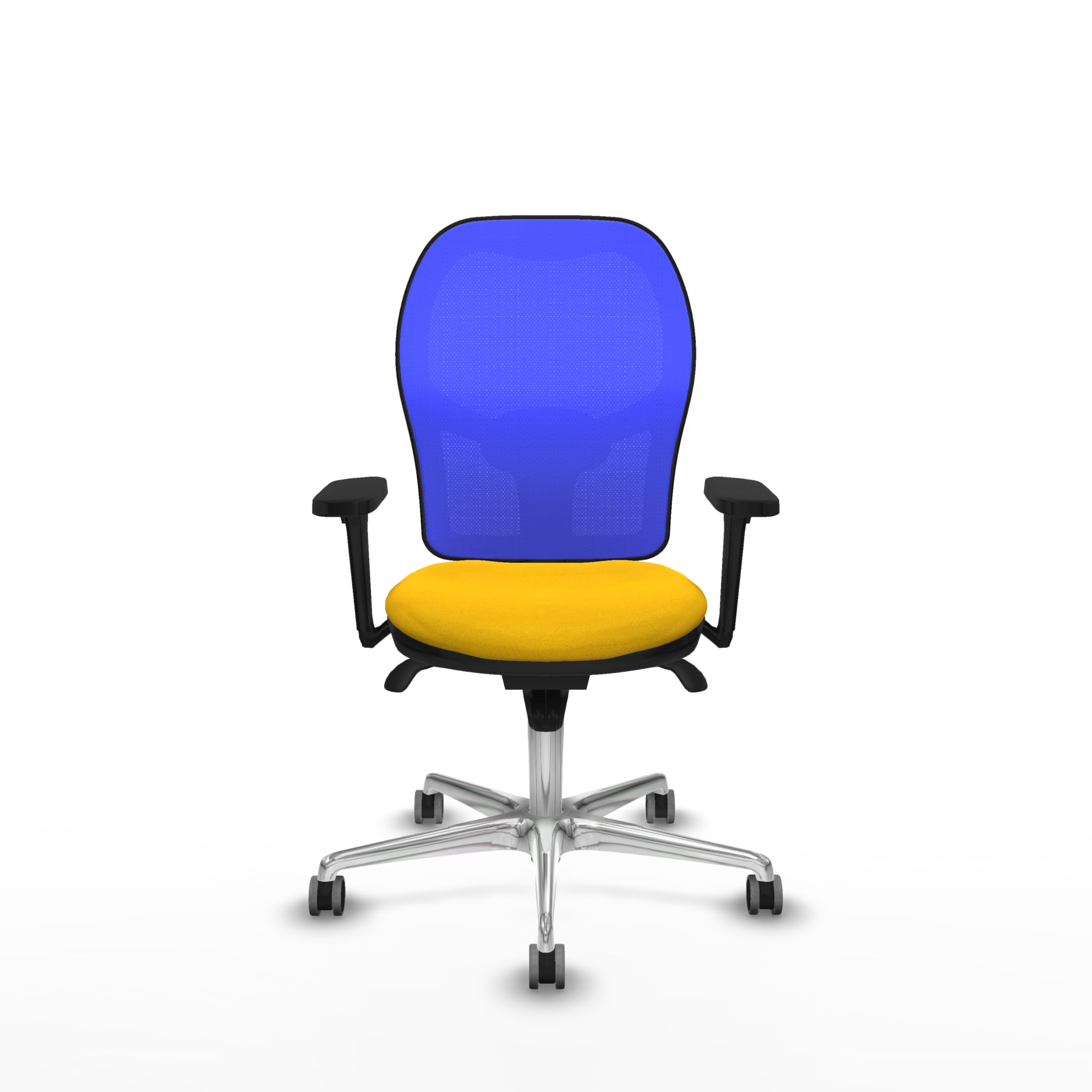 Piqueras y Crespo Silla ergonómica para músicos Jorquera 8 Horas 120 Kg Brazos 3D Sincro 5 Posiciones Sin cabecero Apoyo Lumbar 1D Respaldo Fijo