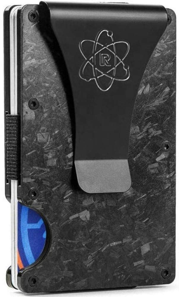Tomylv Portafoglio Uomo, RFID Magnetica Portafoglio Uomo Slim, Porta Carte di Credito Uomo - ID Window, Tasca portamonete con cerniera, Scomparto per Banconota - Marrone